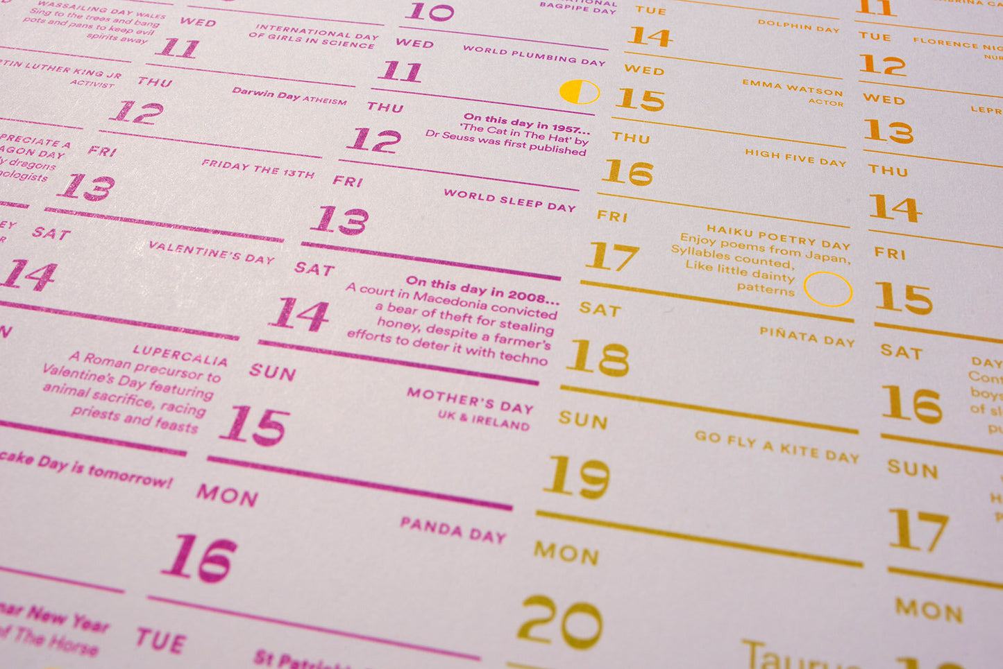 Luckyday Press The Kids Wall Planner 2026