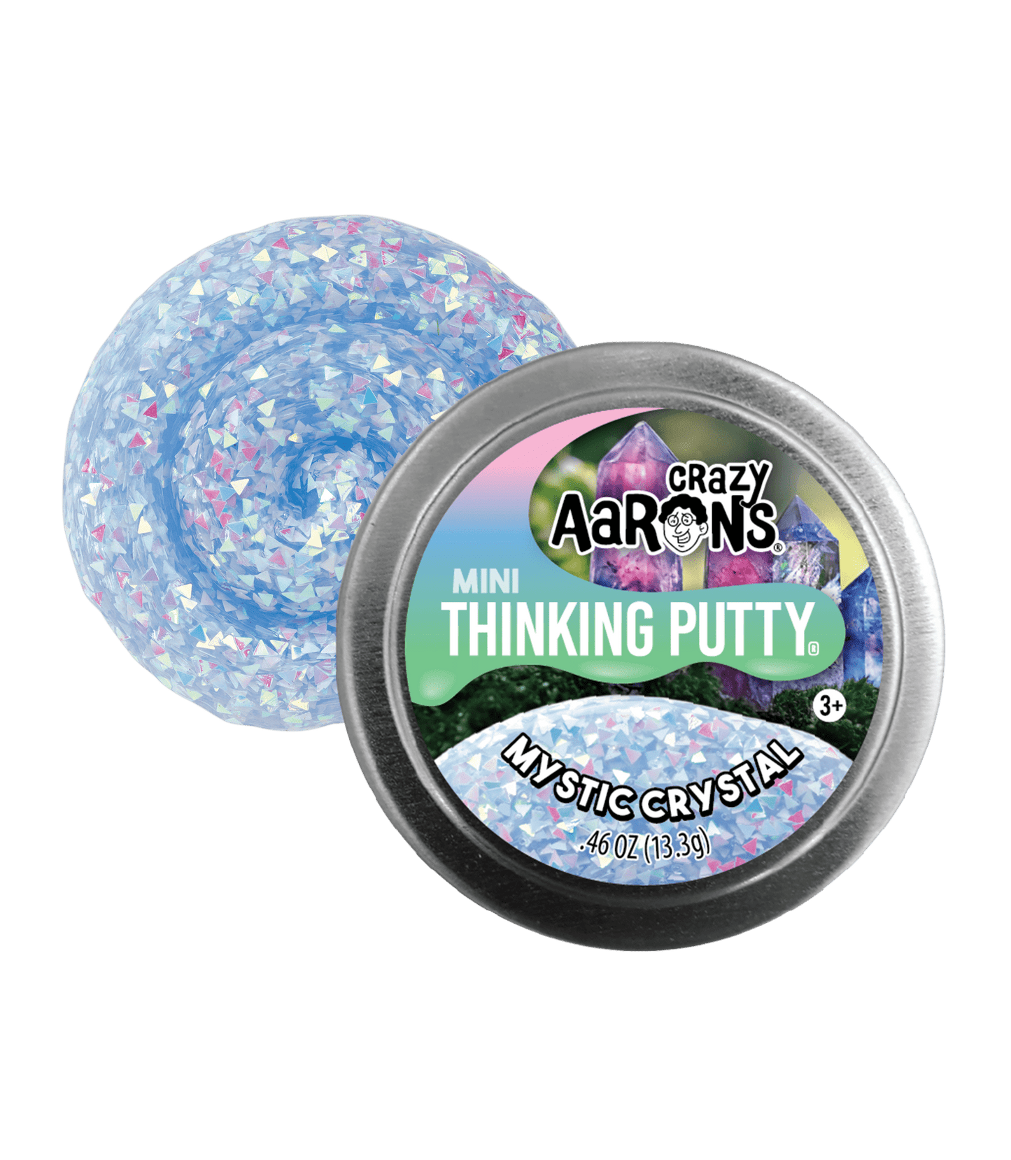 Packed with radiant shimmer, this mini tin sparkles like enchanted crystal—perfect for fidgety fingers and whimsical daydreams.