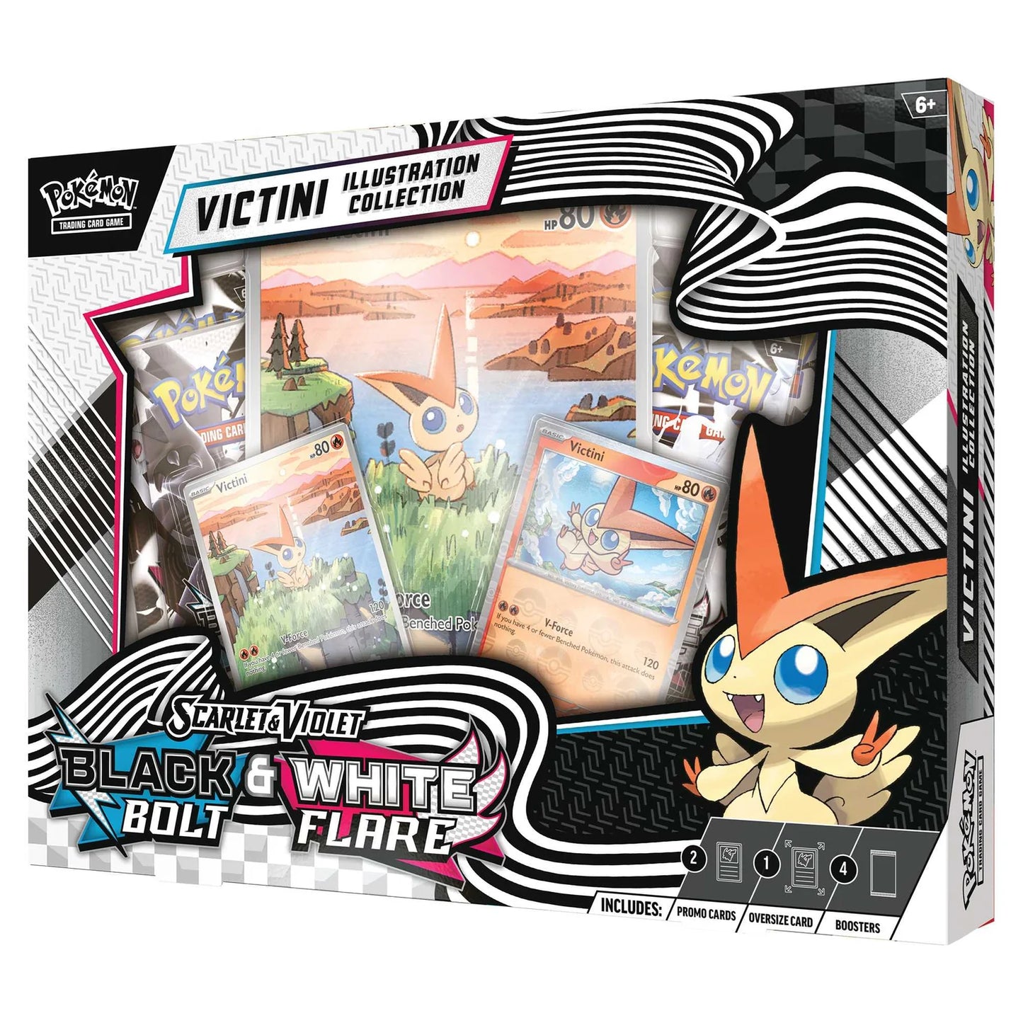 Pokemon TCG: Scarlet & Violet Black Bolt & White Unova Victini Illustrated Collection
