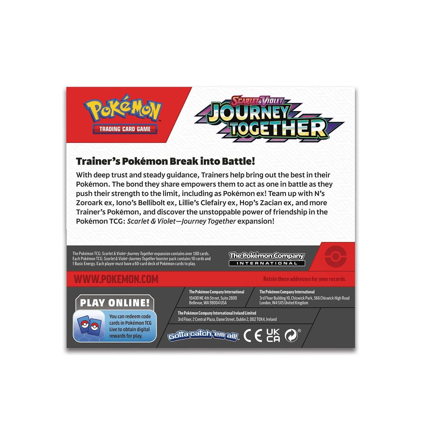 Pokémon TCG: Scarlet & Violet 9 – Journey Together Trading Cards