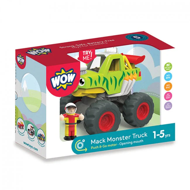 Mack Monster Truck is ready to rumble! Bold design, giant wheels, and epic stunts for nonstop fun and thrilling adventures!