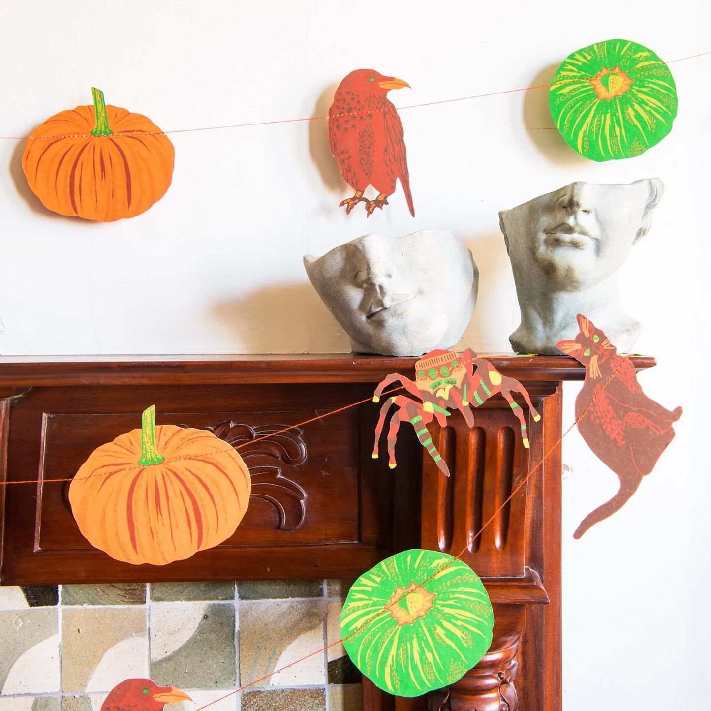 East End Press Pumpkin Garland