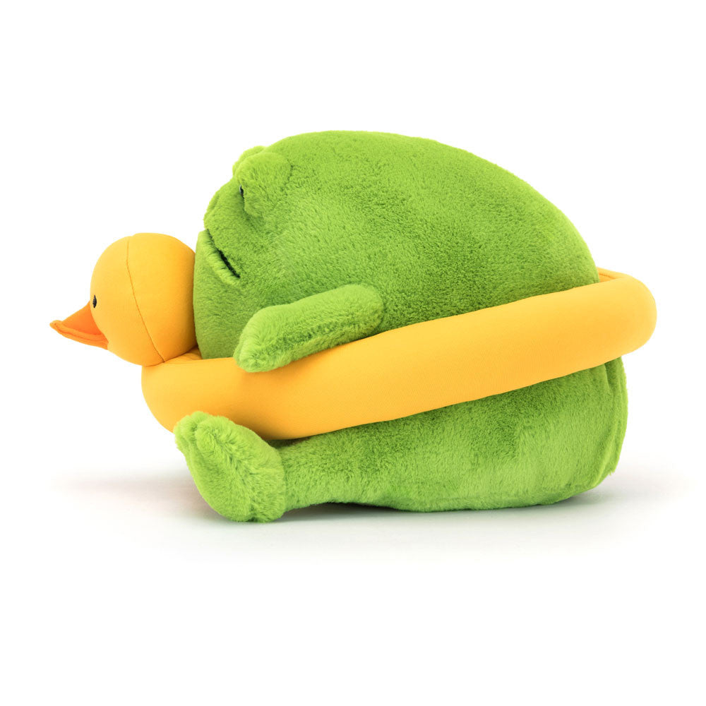 Jellycat Ricky Rain Frog in a Rubber Ring