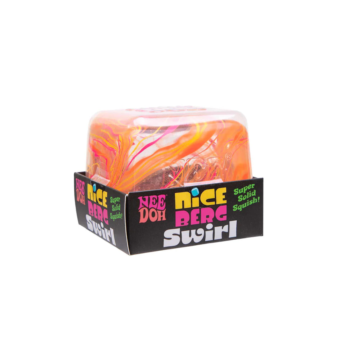 NeeDoh Nice Berg Swirl - Giant Marbled Fidget Cube