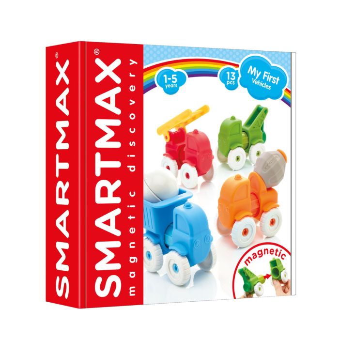 Build, mix & match 4 cool magnetic vehicles! Safe, fun, and perfect for little hands learning through play.