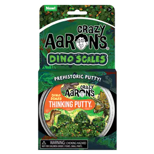 Packed with prehistoric flair, this dazzling putty glimmers with scale-like shimmer—perfect for dino lovers and curious hands alike.
