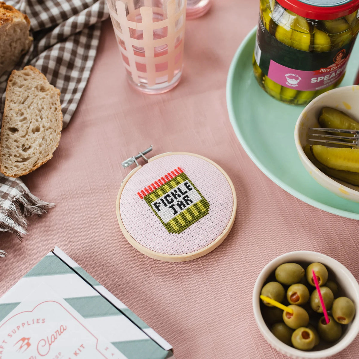 Cotton Clara Pickles Cross Stitch Kit