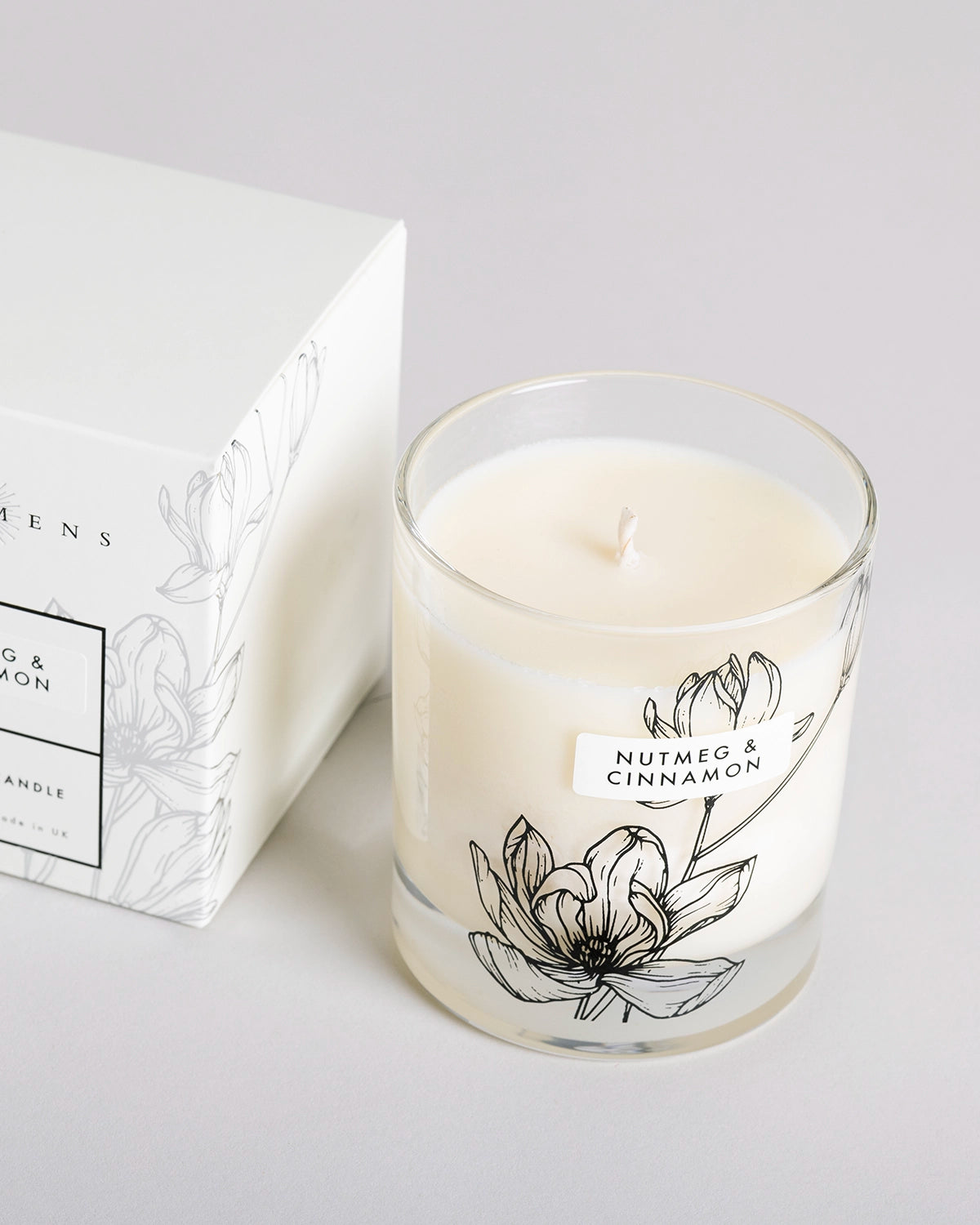 Illumens Botanical Collection Nutmeg and Cinnamon Scented Candle