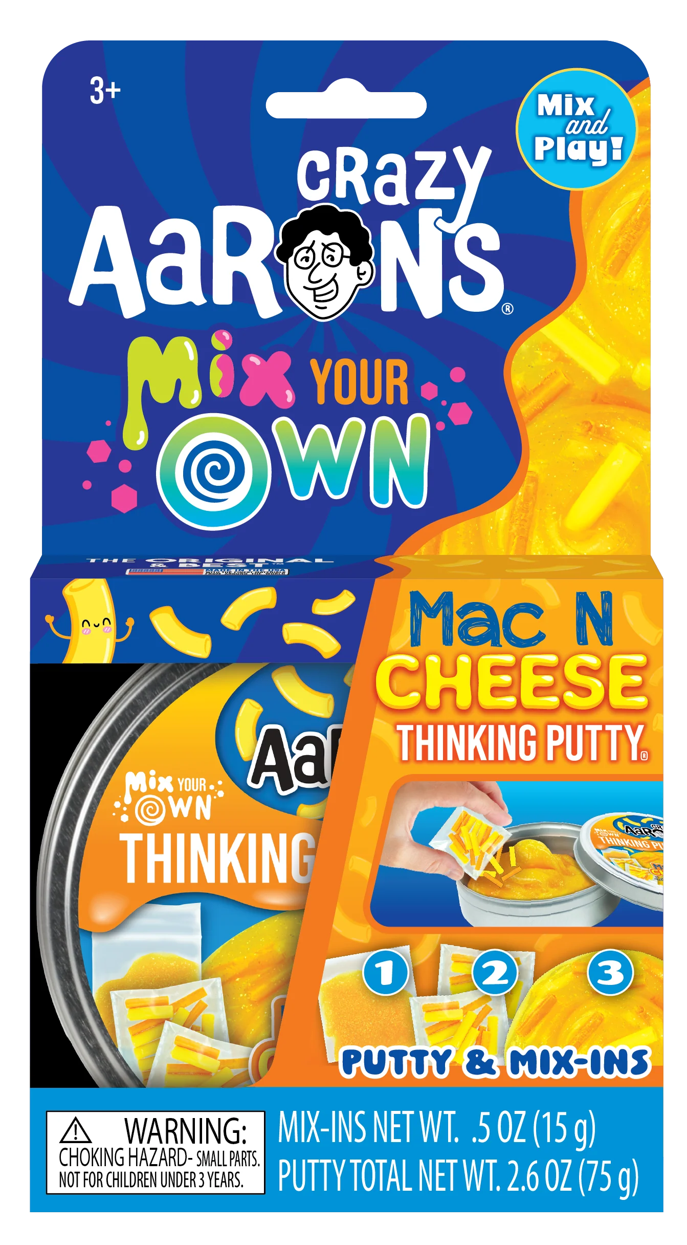 Crazy Aarons Thinking Putty - Mac N Cheese
