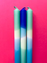 The Colour Emporium OCEAN BLUES Dip Die Dinner Candle Trio