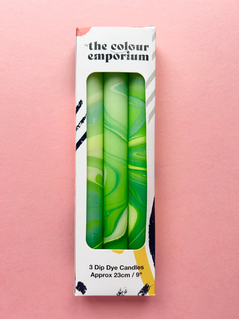 The Colour Emporium GREEN LEAVES - MARBLED