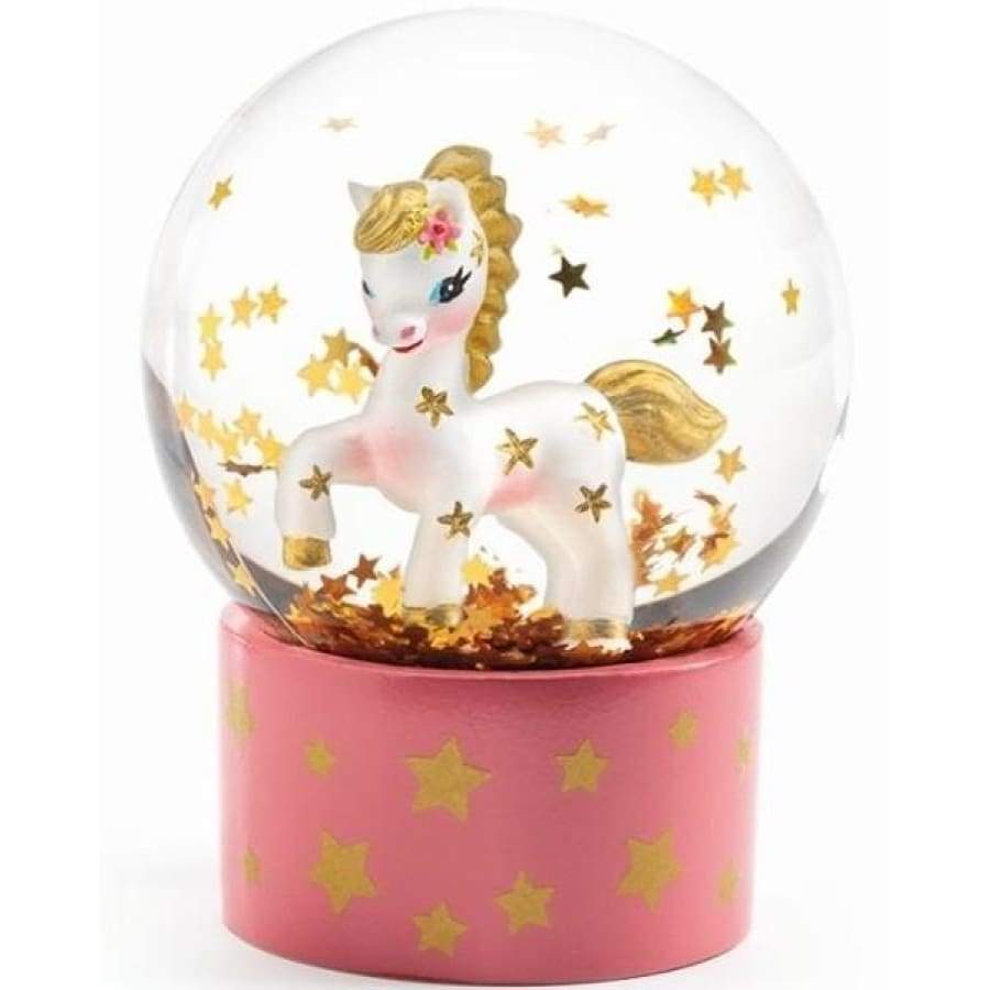 Djeco Mini Snow Globe Pony - Wigwam Toys Brighton (4606738104458)