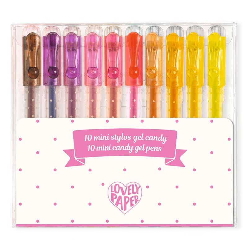 Set of colorful mini gel pens with smooth ink flow, perfect for brightening up drawings, notes, and creative projects on the go.