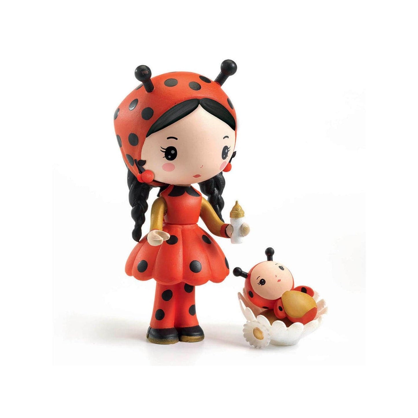 Bursting with personality and charm, this colorful duo invites whimsical storytelling and endless fun in a magical miniature world.