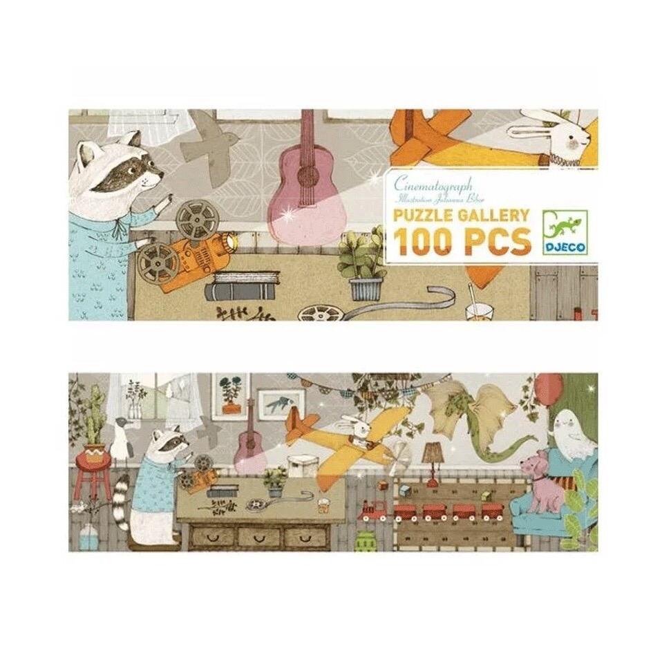 Djeco Jigsaw Puzzle Djeco DJ07608 100 Piece Puzzle - Cinematograph (6665712697504)