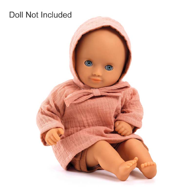Djeco Dolls Clothes Djeco DJ07897 Pomea Peach 3 Piece Doll's Outfit (7888197058808)