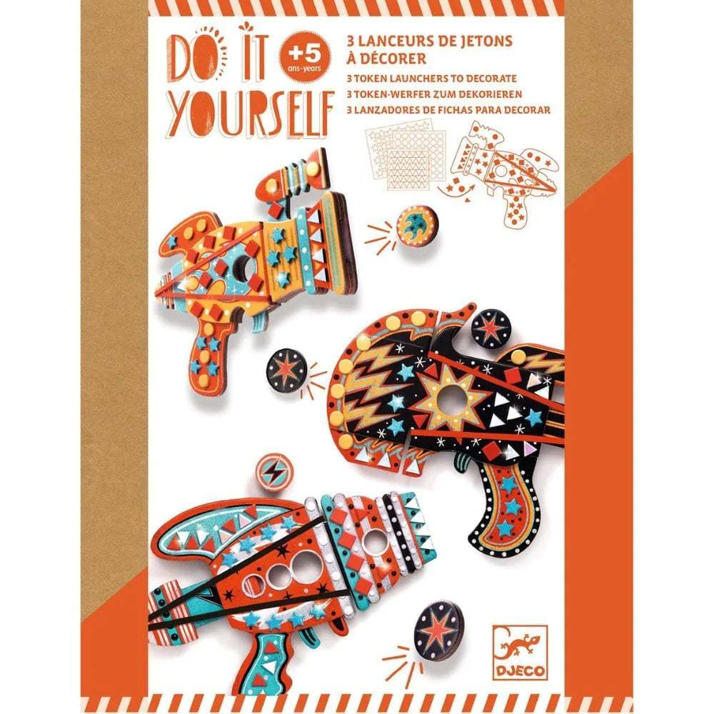 Djeco Mosaics Djeco DJ07913 Do It Yourself Kosmik Mosaic Launchers (7904775471352)