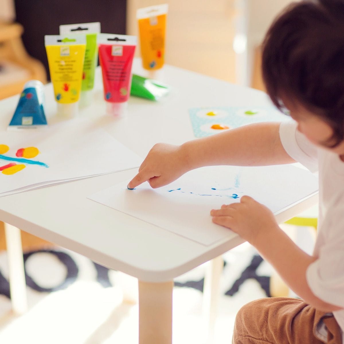 Djeco Finger Paint Djeco DJ08860 6 Tubes of Finger Paint (7463028949240)