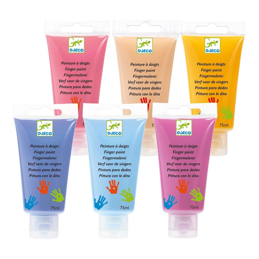 Djeco Djeco DJ09000 6 Tubes of Finger Paint (7098860994720)