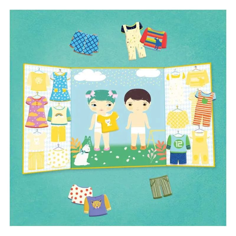 Djeco Creative Toy Djeco DJ09070 Create with Stickers Clothes (7877210079480)
