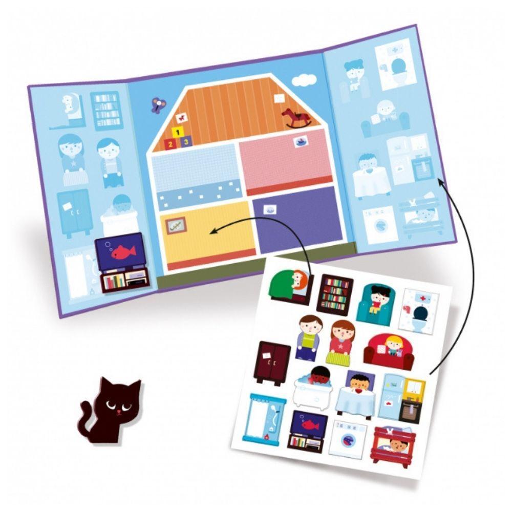 Djeco Arts & Crafts Djeco DJ09072 Create with Stickers House (6659630071968)