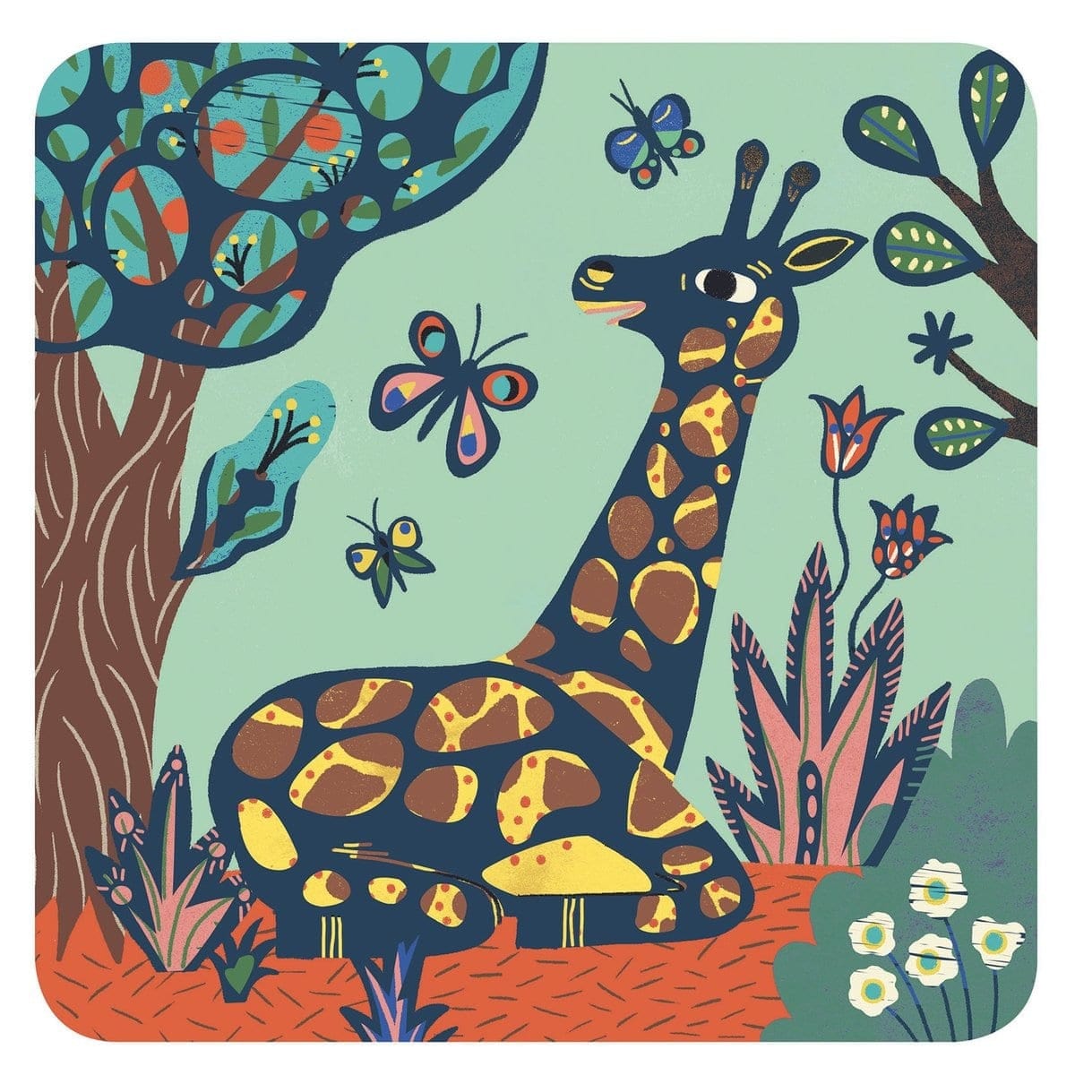 Djeco Arts & Crafts Djeco DJ09095 Scratch Boards Big Animals (6713960661152)