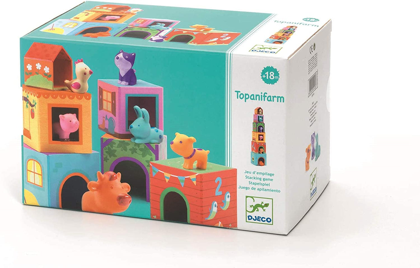 Djeco DJ09108 Topanifarm Stacking Game - Wigwam Toys Brighton (5867005771936)