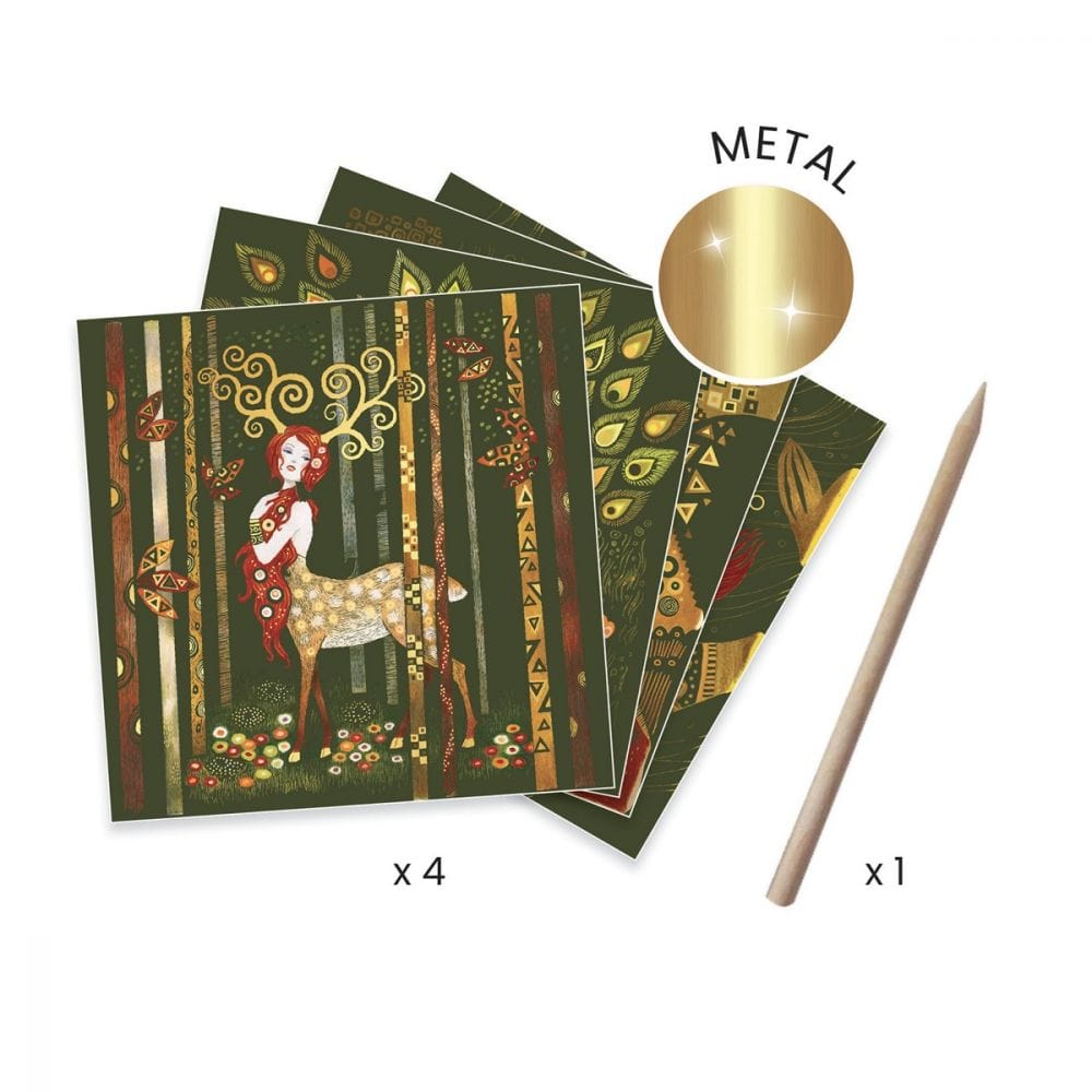 Djeco Scratch Boards Djeco DJ09374 Golden Goddesses (7877369004280)
