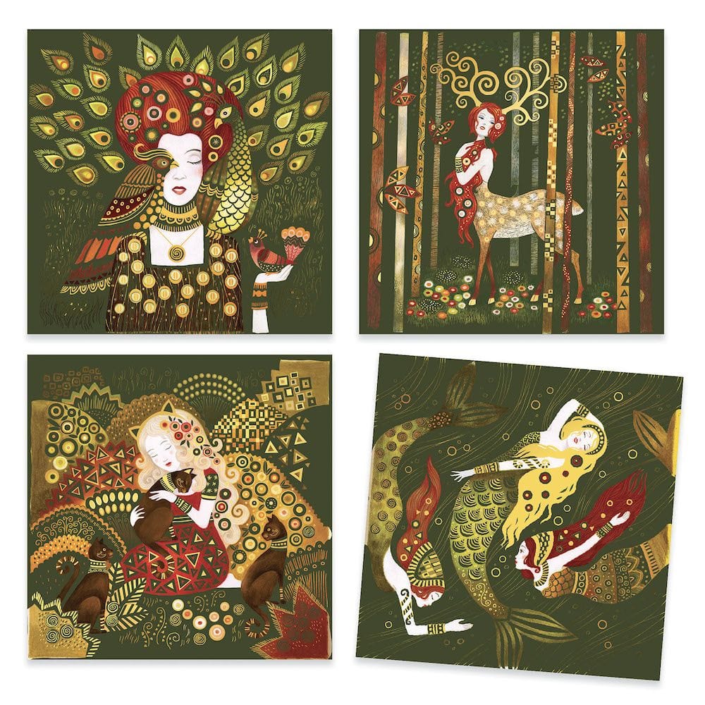 Djeco Scratch Boards Djeco DJ09374 Golden Goddesses (7877369004280)