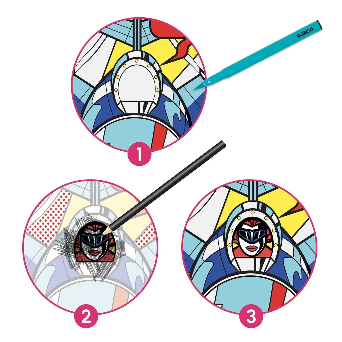 Djeco Creative Toy Djeco DJ09376 Superheroes (7877441716472)