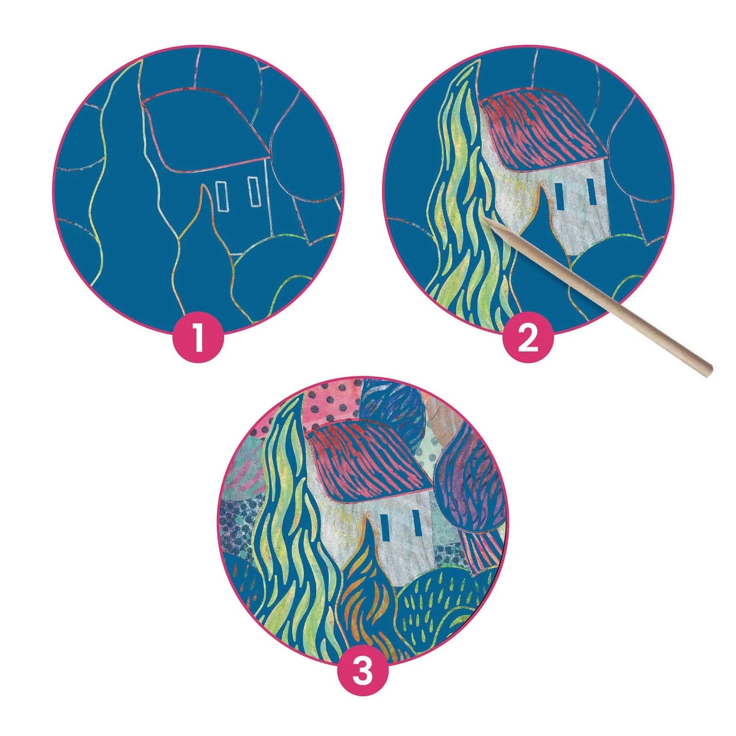 Wigwam Toys Creative Toy Djeco DJ09378 The South Scratch Cards Inspired by Vincent Van Gogh (7877454233848)