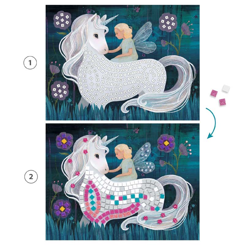 Djeco Mosaics Djeco DJ09426 Enchanted World Mosaic Kit (7909734777080)