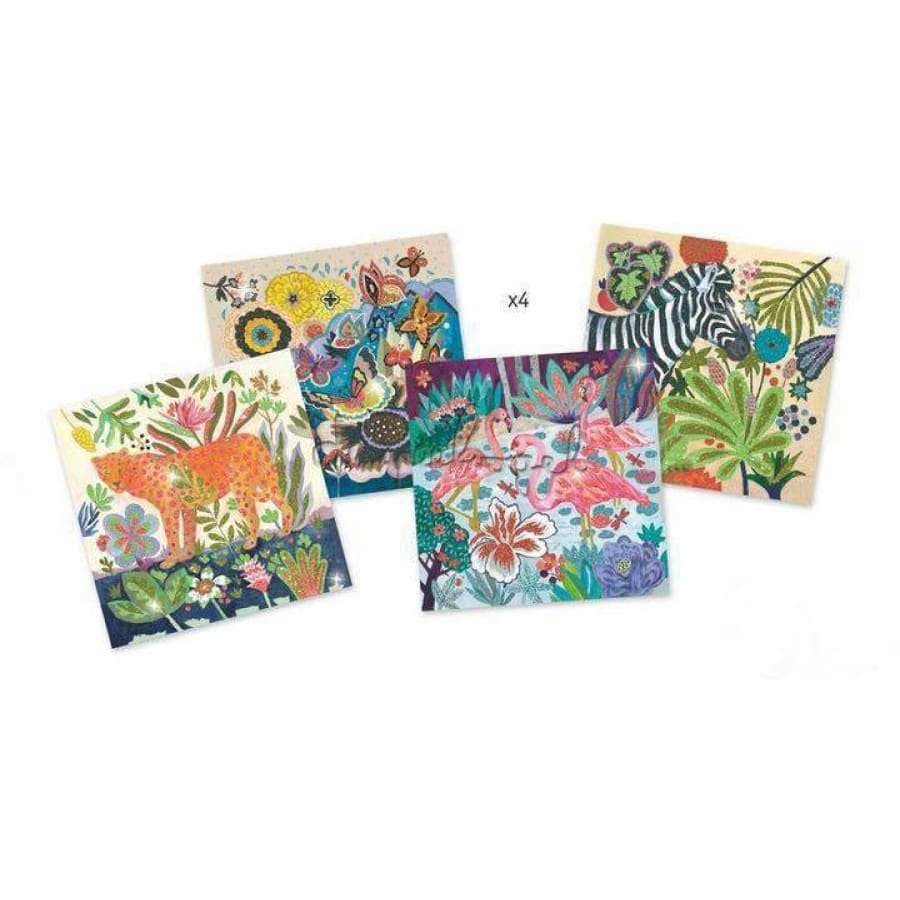 Djeco DJ09509 Glitter Pictures Tropico - Wigwam Toys Brighton (4359789084810)