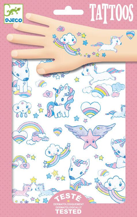 Djeco Tattoos Djeco DJ09575 Unicorn Tattoos (5916175728800)