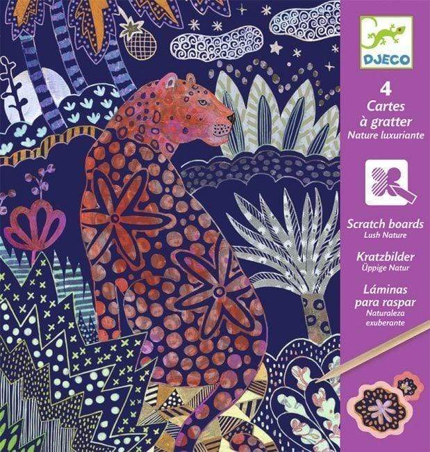 Djeco DJ09728 Scratch Cards Lush Nature - Wigwam Toys Brighton (4828416180362)