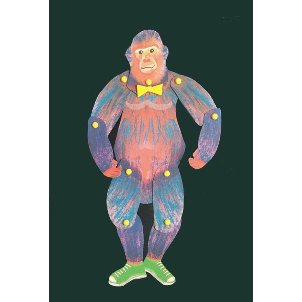 Wini-Tapp Cut Out Animals Gorilla Cut Out and Make Puppet (7845656559864)