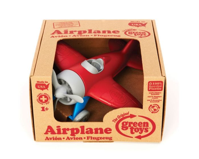 Green Toys Toy Vehicles Green Toys Airplane Red Wings (6756330176672)