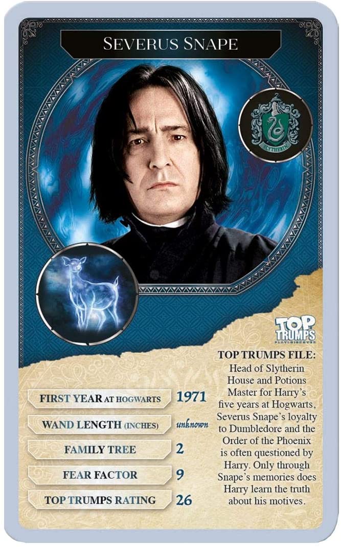 Harry Potter 30 Witches & Wizards Top Trumps - Wigwam Toys Brighton (5822776377504)