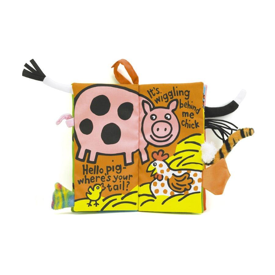 Jellycat Soft cloth book Jellycat Farm Tails Book (7602582225144)