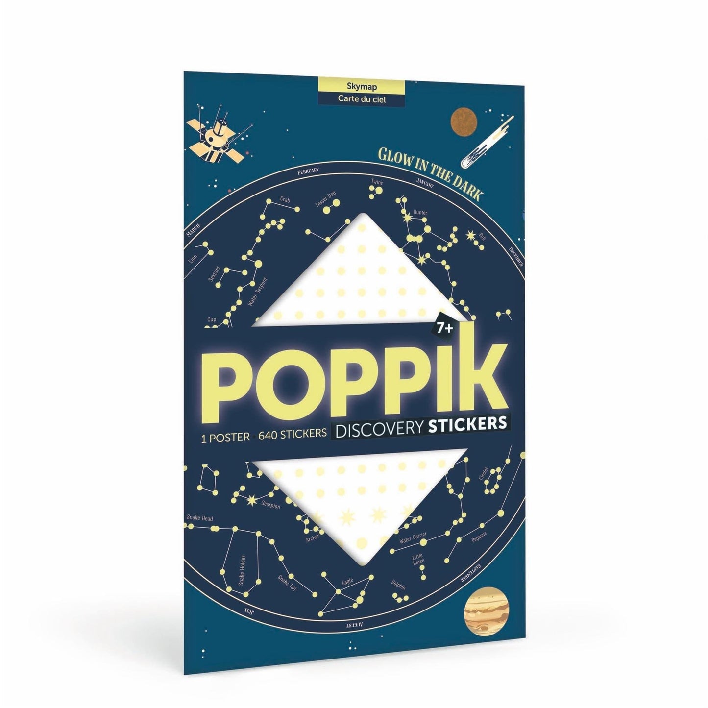 Poppik Discovery Stickers Skymap - Wigwam Toys Brighton (5836305498272)