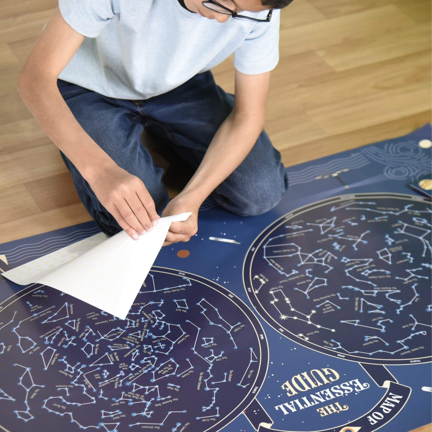 Poppik Discovery Stickers Skymap - Wigwam Toys Brighton (5836305498272)