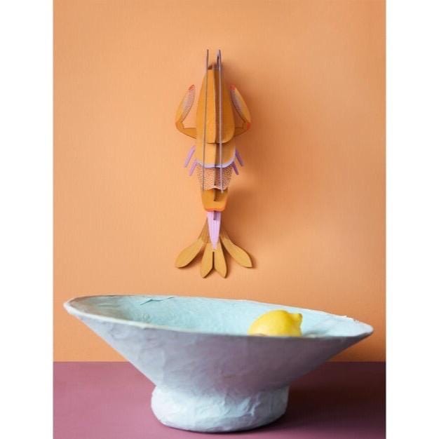studio ROOF 3D Model Kit studio ROOF Amber Langoustine Wall Decoration (7830608609528)