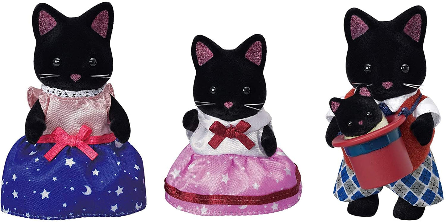 Sylvanian Families Midnight Cat Family - Wigwam Toys Brighton (5987259318432)