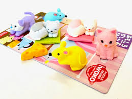 Iwako Puzzle Erasers Cat + Mouse