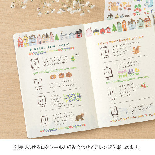Midori Yuru Log Notebook - Scandinavia
