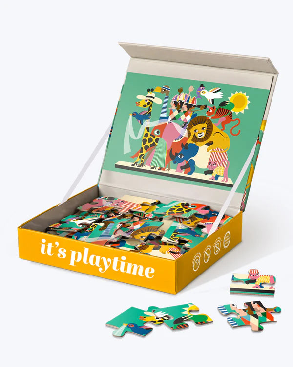 Journey of Something 24 Piece Kids Puzzle: Animal Carnival