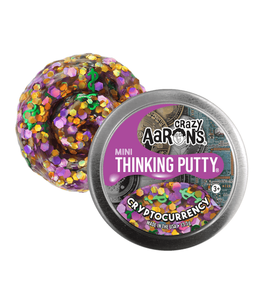 Crazy Aaron's Thinking Putty Mini Assortment - Cryptocurrency