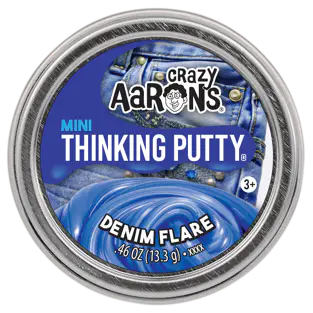 Crazy Aaron's Thinking Putty Mini Tin Assortment - Denim Flare