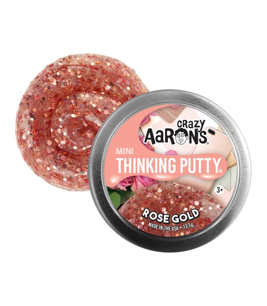 Crazy Aaron's Thinking Putty Mini Assortment - Rose Gold