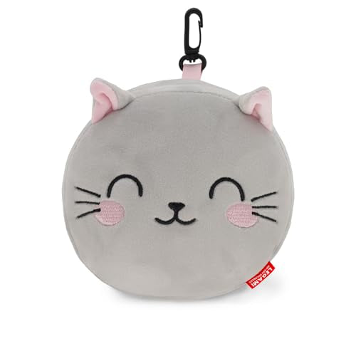 Legami Travel Pillow with Eye Mask - Kitty